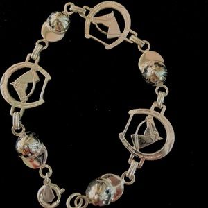 Amco Sterling Silver Equestrian Bracelet